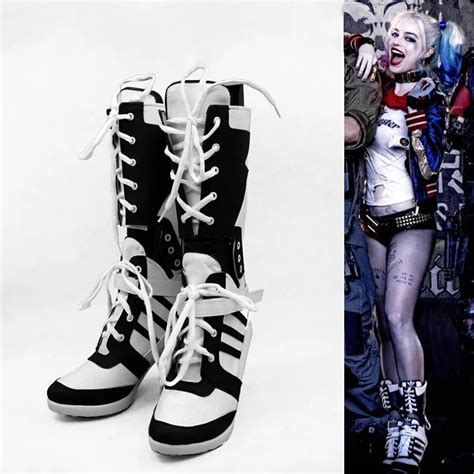 harley quinn replica boots|harley quinn suicide squad boots.